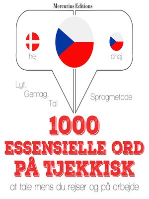 cover image of 1000 essentielle ord på tjekkisk